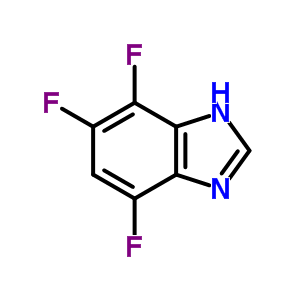 1H-benzimidazole,4,5,7-trifluoro-(9ci) Structure,2686-72-8Structure