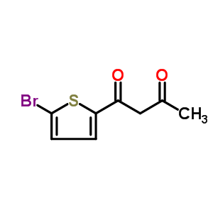 1-(5-Bromothiophen-2-yl)butane-1,3-dione Structure,26963-41-7Structure