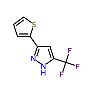 5-(2-tHienyl)-3-(trifluoromethyl)pyrazole Structure,26974-16-3Structure