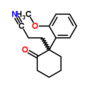 Cyclohexanepropanenitrile,1-(2-methoxyphenyl)-2-oxo- Structure,2702-83-2Structure