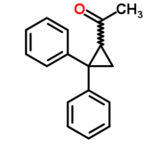 1-(2,2-二苯基環(huán)丙基)-乙酮結(jié)構(gòu)式_27067-40-9結(jié)構(gòu)式