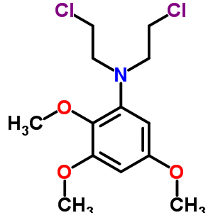 Benzenamine,n,n-bis(2-chloroethyl)-2,3,5-trimethoxy- Structure,27077-08-3Structure