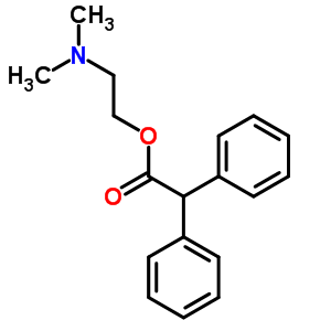 Benzeneacetic acid, a-phenyl-, 2-(dimethylamino)ethylester, hydrochloride (9ci) Structure,2723-37-7Structure