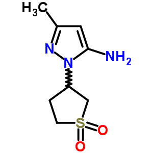 1-(1,1-Dioxidotetrahydrothien-3-yl)-3-methyl-1h-pyrazol-5-amine Structure,27280-97-3Structure