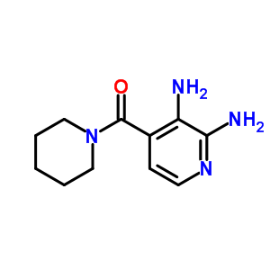 1-[(2,3-Diamino-4-pyridinyl)carbonyl]-piperidine Structure,273196-54-6Structure