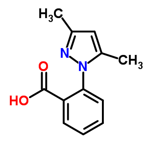 2-(3,5-Dimethyl-pyrazol-1-yl)-benzoic acid Structure,27363-77-5Structure