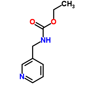 (吡啶-3-甲基)氨基甲酸乙酯結(jié)構(gòu)式_2737-83-9結(jié)構(gòu)式