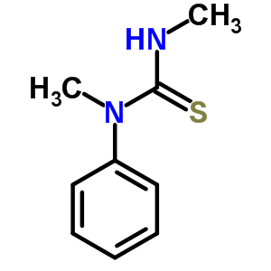 N,N-二甲基-n-苯基-硫脲結(jié)構(gòu)式_2740-95-6結(jié)構(gòu)式