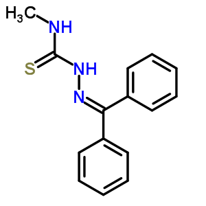 Hydrazinecarbothioamide,2-(diphenylmethylene)-n-methyl- Structure,27421-66-5Structure