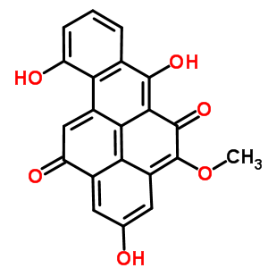 Benzo[a]pyrene-6,12-dione,2,5,10-trihydroxy-4-methoxy-(8ci,9ci) Structure,27575-46-8Structure