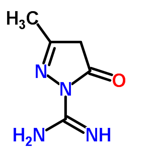 1H-pyrazole-1-carboximidamide,4,5-dihydro-3-methyl-5-oxo- Structure,27623-72-9Structure