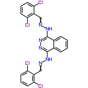 Benzaldehyde, 2,6-dichloro-, 1,4-phthalazinediyldihydrazone(8ci,9ci) Structure,27702-22-3Structure