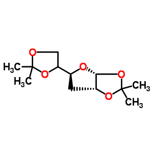 5-(2,2-Dimethyl-1,3-dioxolan-4-yl)-2,2-dimethyltetrahydrofuro[2,3-d][1,3]dioxole Structure,2774-29-0Structure