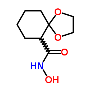 1,4-Dioxaspiro[4.5]decane-6-carboxamide,n-hydroxy- Structure,27773-01-9Structure