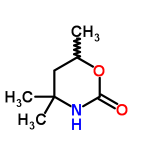 2H-1,3-oxazin-2-one,tetrahydro-4,4,6-trimethyl- Structure,27830-77-9Structure