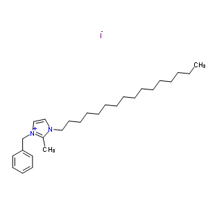 1-Benzyl-3-cetyl-2-methylimidazolium iodide Structure,278603-08-0Structure