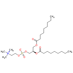 1,2-Dinonanoyl-sn-glycero-3-phosphocholine Structure,27869-45-0Structure