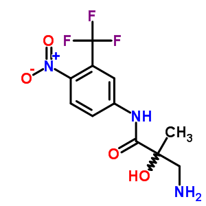 3-Amino-2-hydroxy-2-methyl-

n-[4-nitro-3-(trifluoromethyl)phenyl]propanamide Structure,279228-81-8Structure