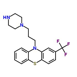 10-[3-(1-Piperazinyl)propyl]-2-(trifluoromethyl)-10h-phenothiazine Structure,2804-16-2Structure