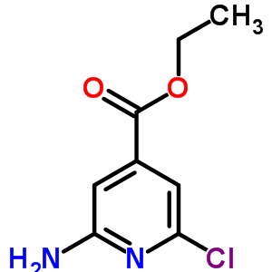 2-Amino-6-chloroisonicotinic acid ethyl ester Structure,28056-05-5Structure