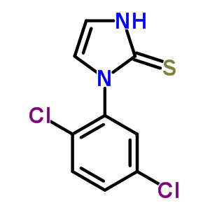 1-(2,5-Dichlorophenyl)-1h-imidazole-2-thiol Structure,281211-22-1Structure