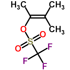 1,2-Dimethyl-1-propenyl trifluoromethanesulfonate Structure,28143-80-8Structure