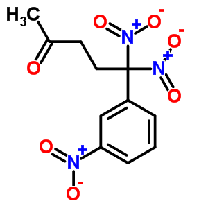 2-Pentanone,5,5-dinitro-5-(3-nitrophenyl)- Structure,28190-63-8Structure