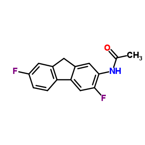 Acetamide,n-(3,7-difluoro-9h-fluoren-2-yl)- Structure,2823-83-8Structure