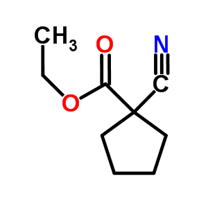 1-氰基環(huán)戊烷羧酸乙酯結構式_28247-14-5結構式