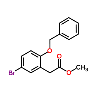 Methyl 2-(2-(benzyloxy)-5-bromophenyl)acetate Structure,282536-92-9Structure