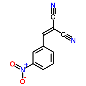 Propanedinitrile,2-[(3-nitrophenyl)methylene]- Structure,2826-32-6Structure