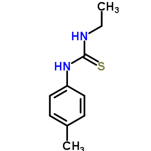 n-乙基-n-(4-甲基苯基)-硫脲結(jié)構(gòu)式_2827-18-1結(jié)構(gòu)式