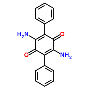 2,5-Cyclohexadiene-1,4-dione,2,5-diamino-3,6-diphenyl- Structure,28293-26-7Structure