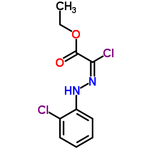 Ethyl 2-chloro-2-[2-(2-chlorophenyl)hydrazono]-acetate Structure,28317-49-9Structure