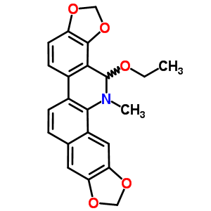 乙氧基血根堿對照品結(jié)構(gòu)式_28342-31-6結(jié)構(gòu)式