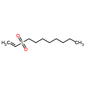 1-(乙烯磺?；?-辛烷結(jié)構(gòu)式_28345-91-7結(jié)構(gòu)式