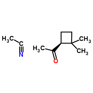 (1S,3s)-3-乙?；?2,2-二甲基環(huán)丁烷 乙腈結(jié)構(gòu)式_28353-00-6結(jié)構(gòu)式