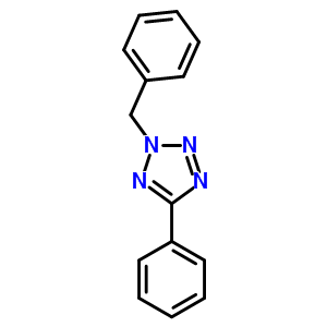 2H-tetrazole,5-phenyl-2-(phenylmethyl)- Structure,28386-89-2Structure