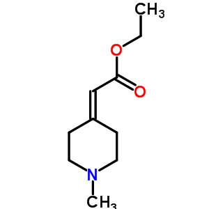 2-(1-甲基-4-哌啶基)乙酸乙酯結(jié)構(gòu)式_28399-82-8結(jié)構(gòu)式