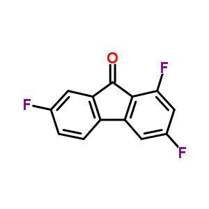 9H-fluoren-9-one,1,3,7-trifluoro- Structure,2841-37-4Structure