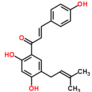 Bavachalcone Structure,28448-85-3Structure