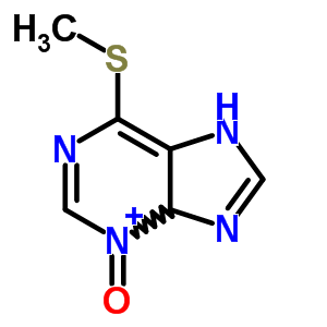 9H-purine,6-(methylthio)-, 3-oxide Structure,2846-86-8Structure