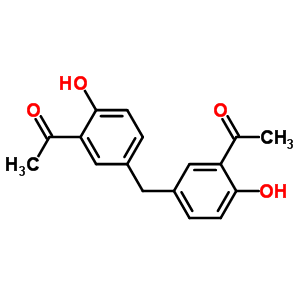 1-[5-(3-Acetyl-4-hydroxy-benzyl)-2-hydroxy-phenyl]-ethanone Structure,28467-22-3Structure