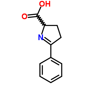 2H-pyrrole-2-carboxylicacid, 3,4-dihydro-5-phenyl-, hydrochloride Structure,2847-90-7Structure