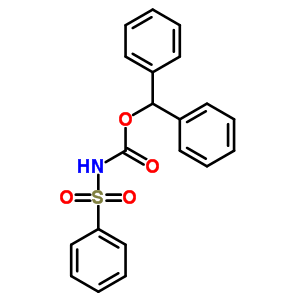 Carbamic acid, (phenylsulfonyl)-,diphenylmethyl ester (7ci,8ci) Structure,2848-47-7Structure