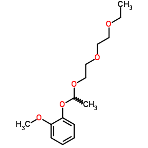 Benzene,1-[1-[2-(2-ethoxyethoxy)ethoxy]ethoxy]-2-methoxy- Structure,28583-48-4Structure