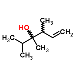 2,3,4-Trimethyl-5-hexen-3-ol Structure,28638-29-1Structure