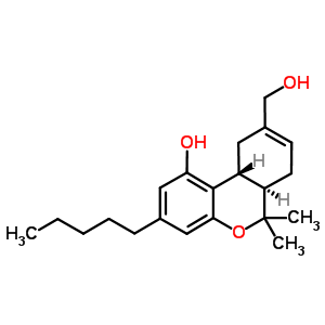 (6aR,10alphaR)-6a,7,10,10alpha-四氫-1-羥基-6,6-二甲基-3-戊基-6H-二苯并[b,d]吡喃-9-甲醇結(jié)構(gòu)式_28646-40-4結(jié)構(gòu)式