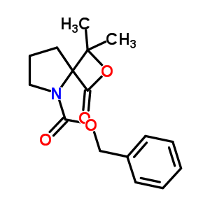 1,1-Dimethyl-3-oxo-2-oxa-5-azaspiro[3.4]octane-5-carboxylic acid phenylmethyl ester Structure,287401-28-9Structure