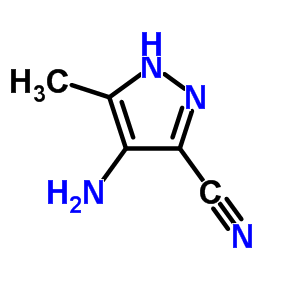 1H-pyrazole-3-carbonitrile,4-amino-5-methyl- Structure,28745-14-4Structure